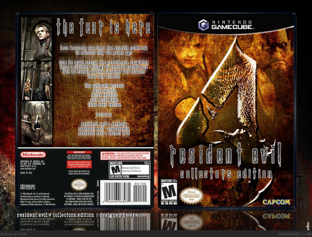Resident Evil 4 Collector's Edition box cover