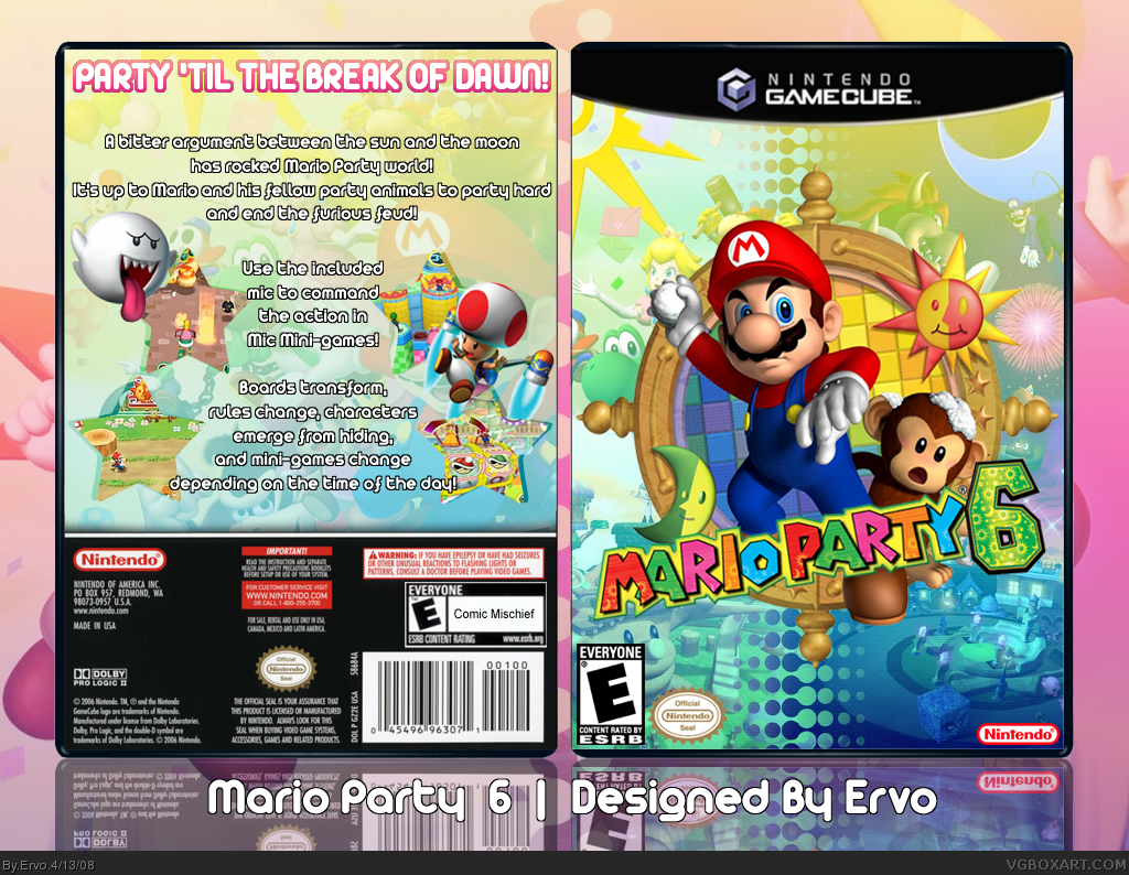 Mario Party 6 box cover