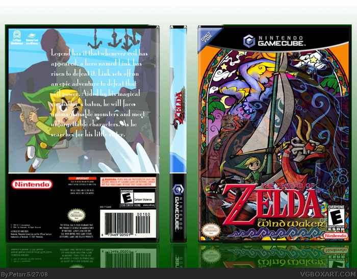 The Legend of Zelda: The Wind Waker box art cover