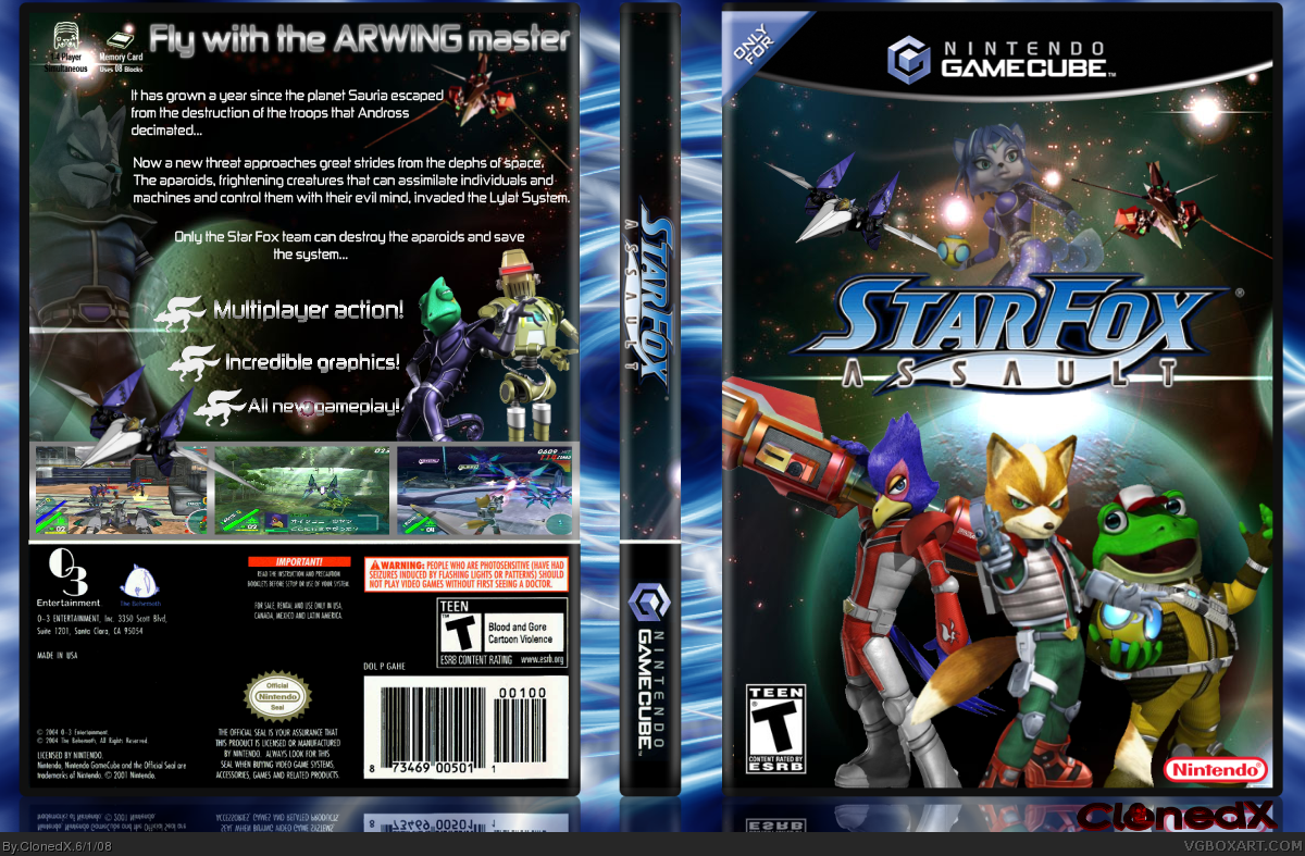 Starfox Assault box cover