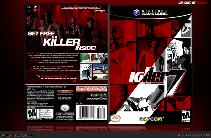 Killer 7 box art cover
