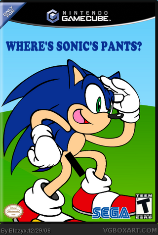 Where's Sonic's Pants? box cover