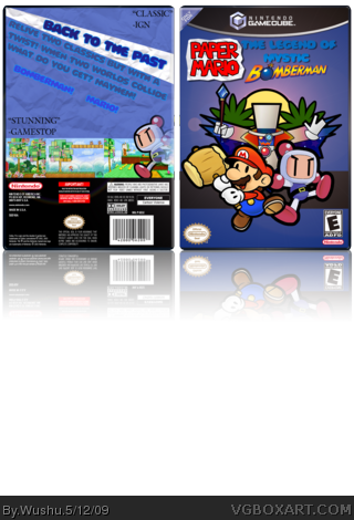 Paper Mario: The Legend of Mystic Bomberman box art cover
