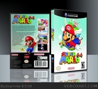 Super Mario 64: Gamecube Version box art cover