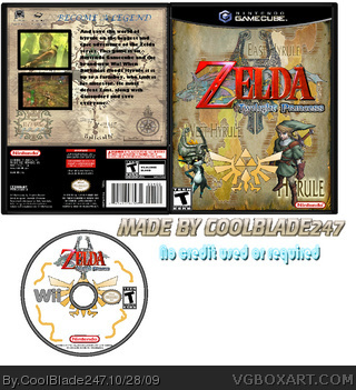 Legend of Zelda Twilight Princess box art cover