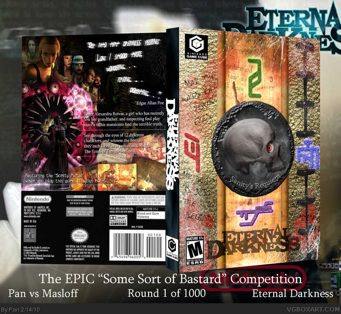 Eternal Darkness: Sanity's Requiem box art cover