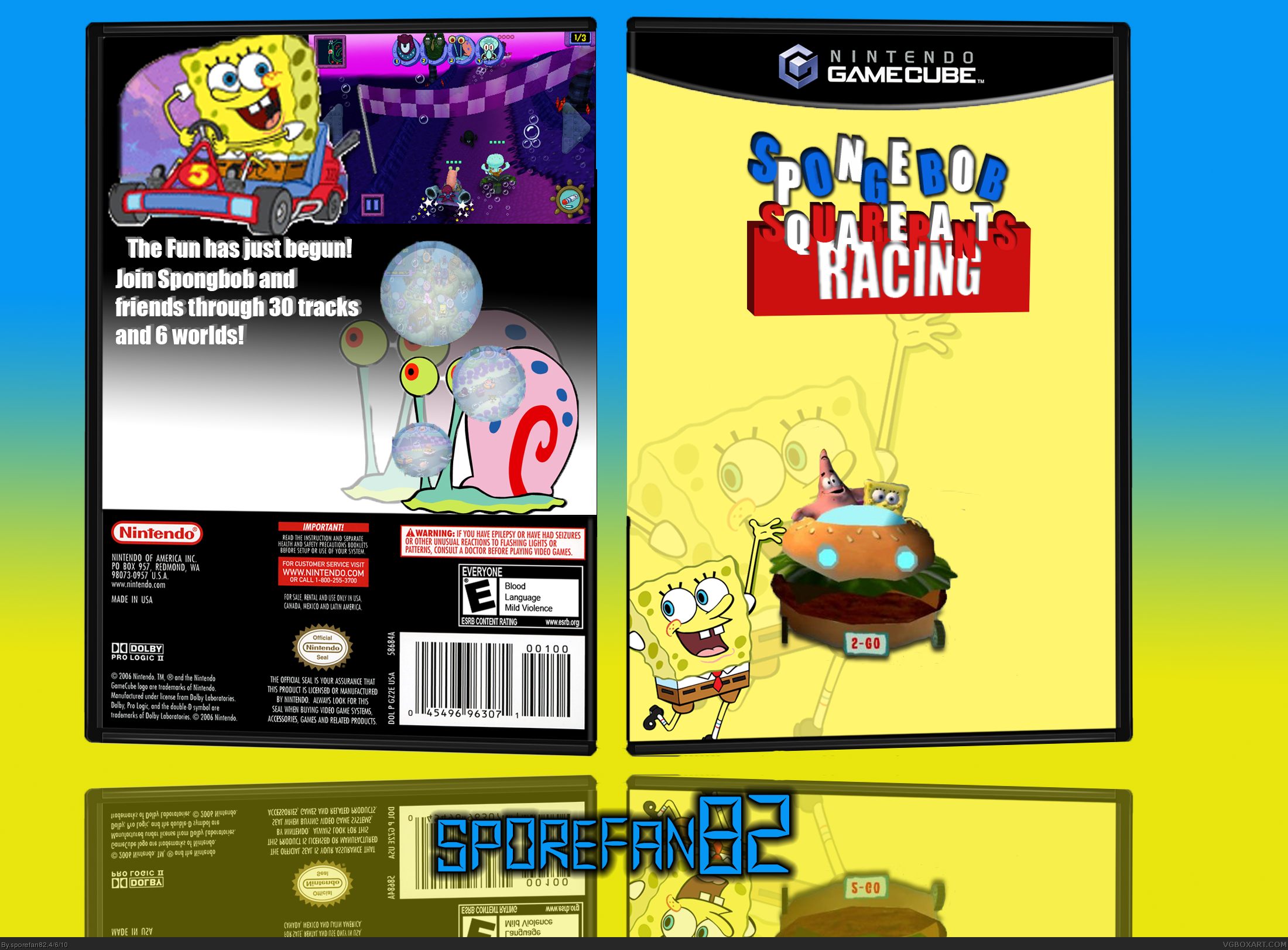 Spongebob Squarepants Racing box cover