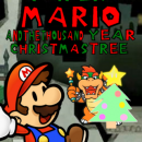 Paper Mario: The Thousand Year Christmas Tree Box Art Cover