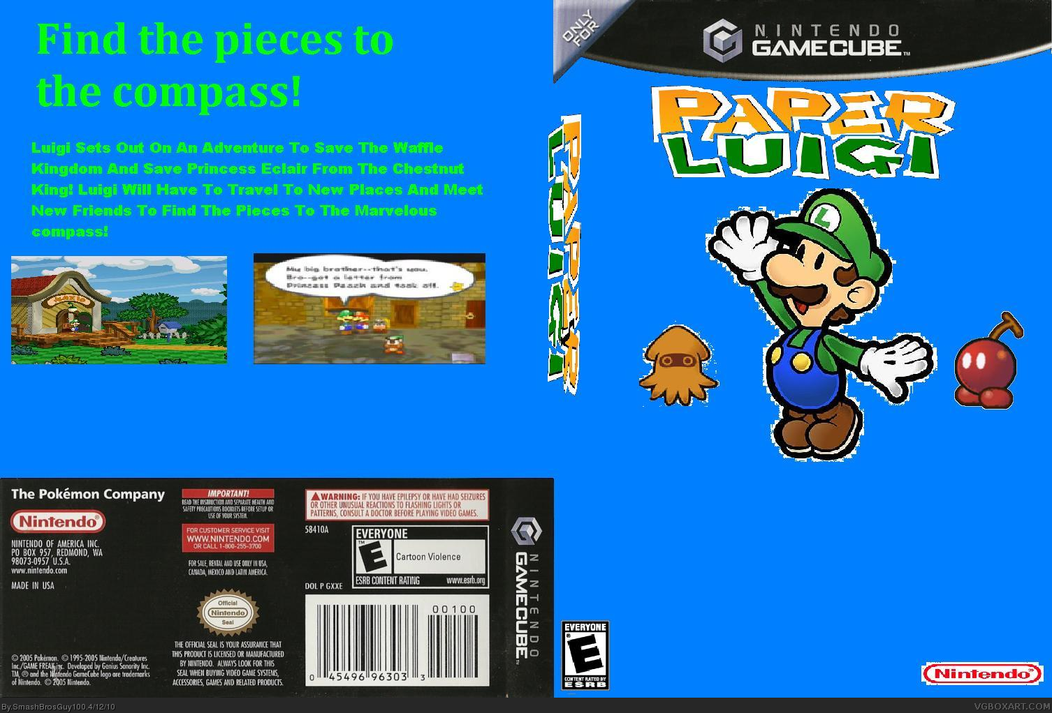 Paper Luigi box cover