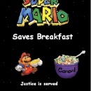Super Mario Saves Breakfast Box Art Cover