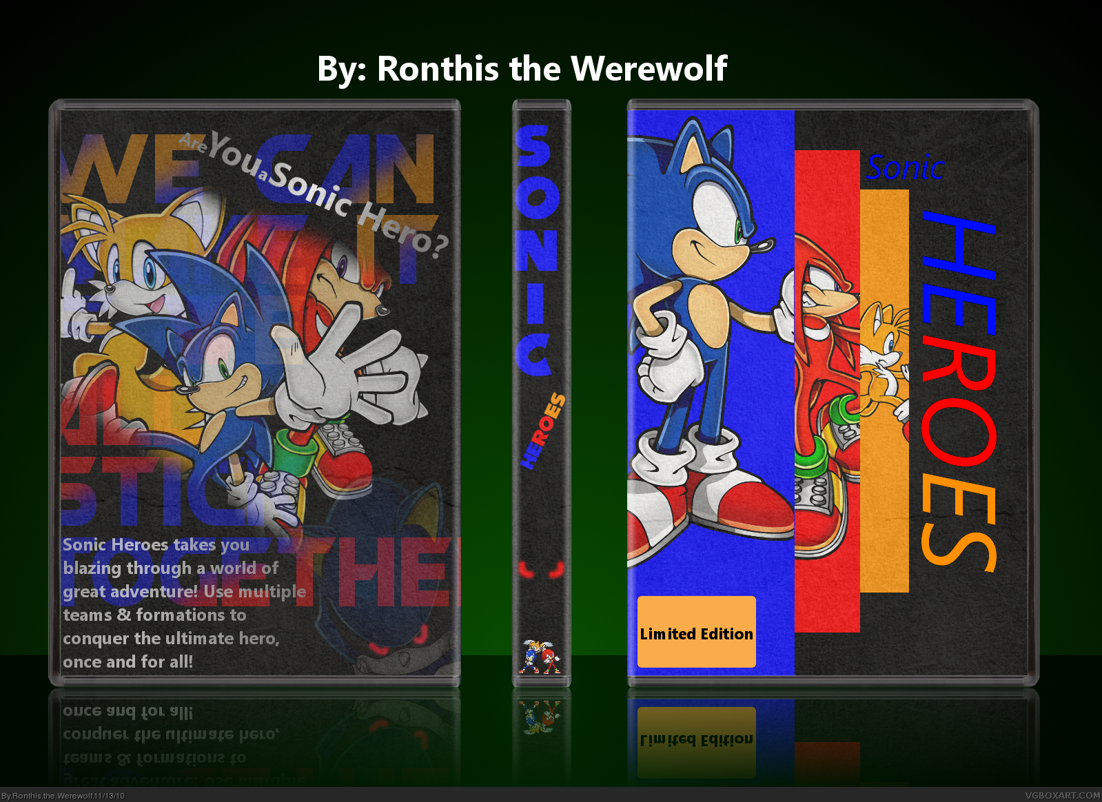 Sonic Heroes box cover
