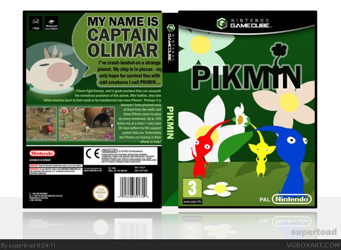 Pikmin box art cover