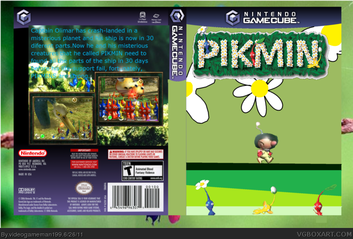 Pikmin box art cover