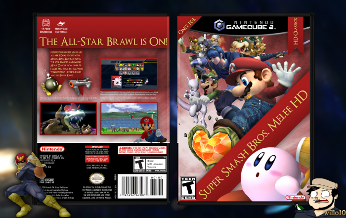 Super Smash Bros. Melee: HD Classics box art cover
