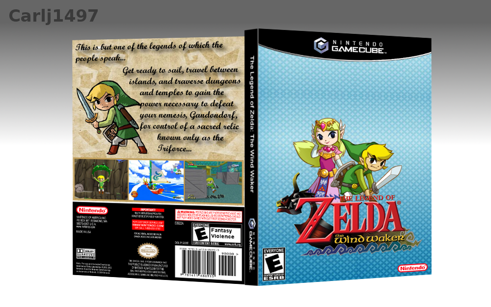 Zelda: Wind Waker box cover