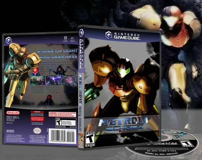Metroid Prime 2 Echoes box art cover