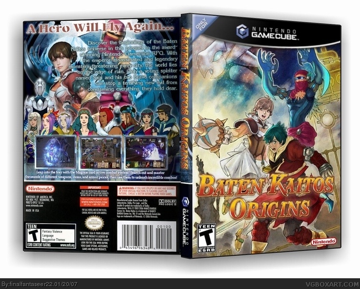 Baten Kaitos Origins box cover