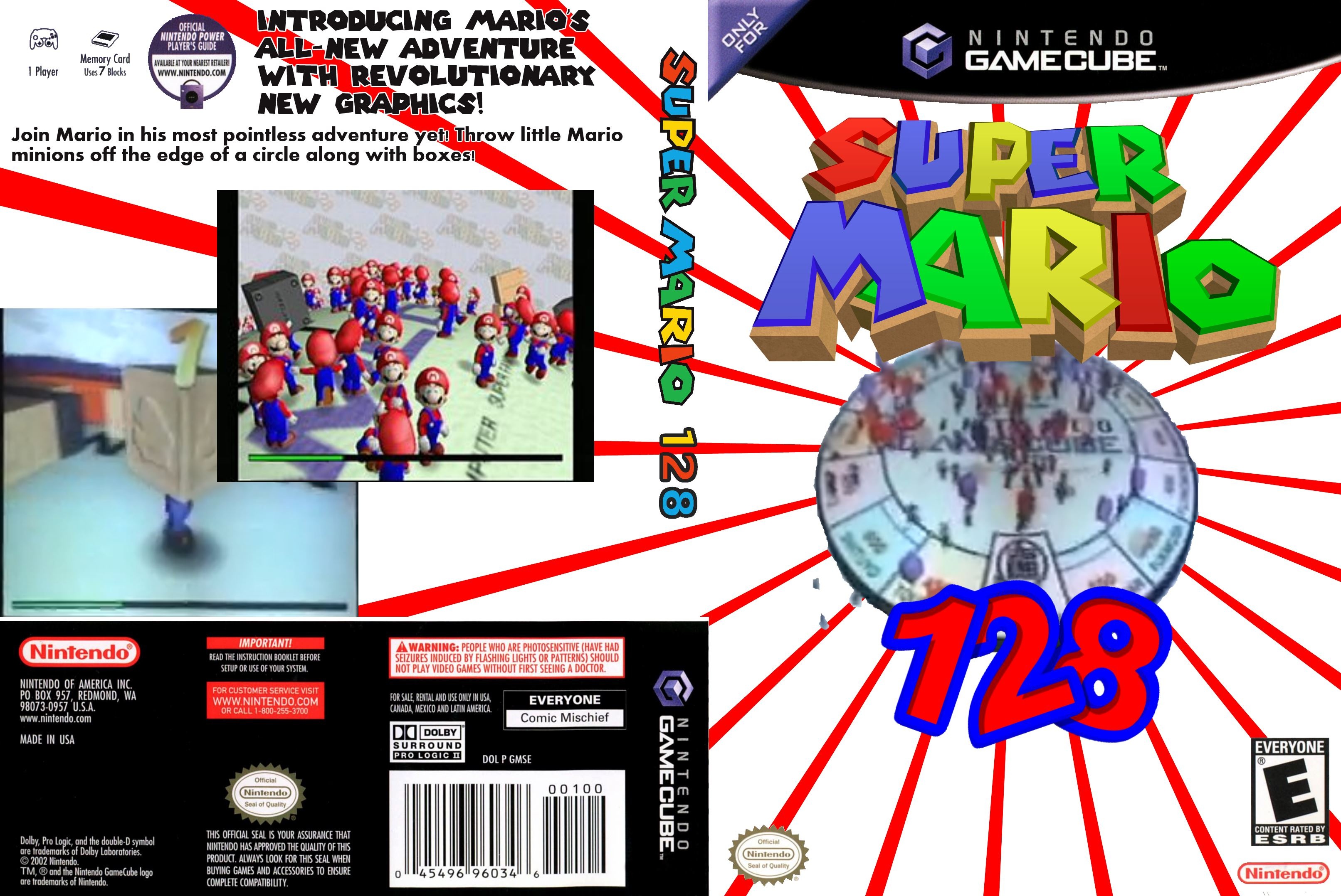 Super Mario 128 box cover