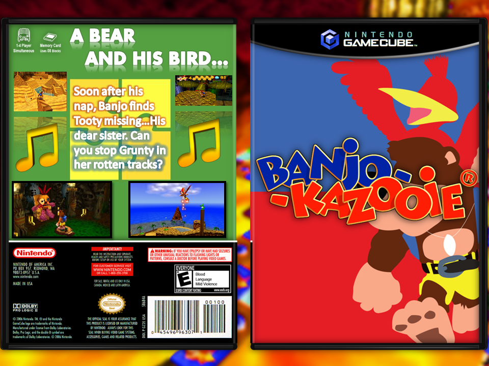 Banjo Kazooie box cover