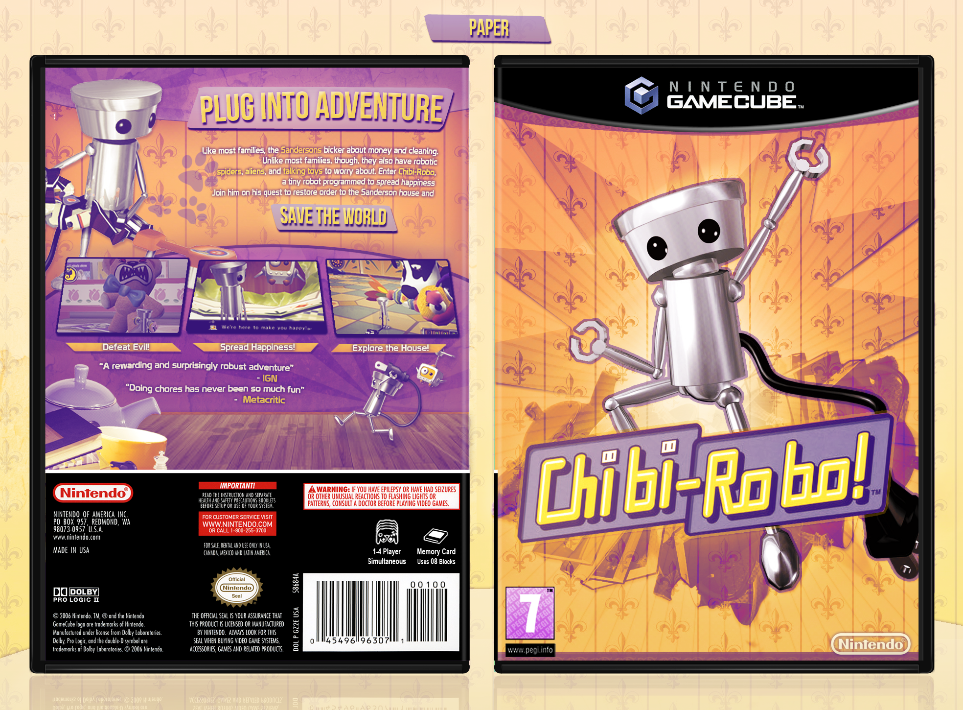 Chibi Robo box cover