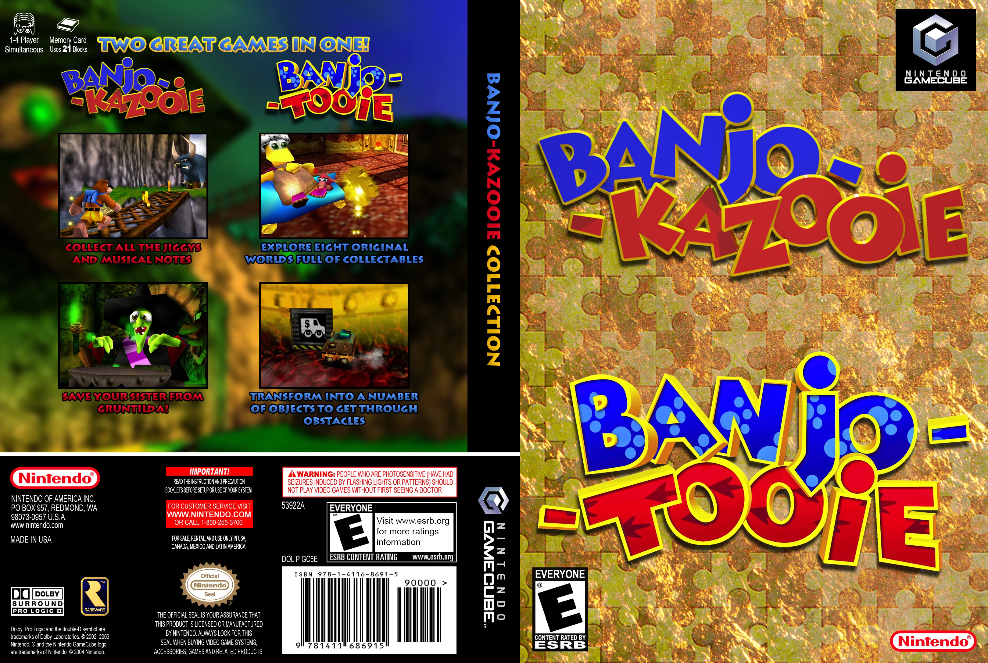 Banjo-Kazooie Collection box cover