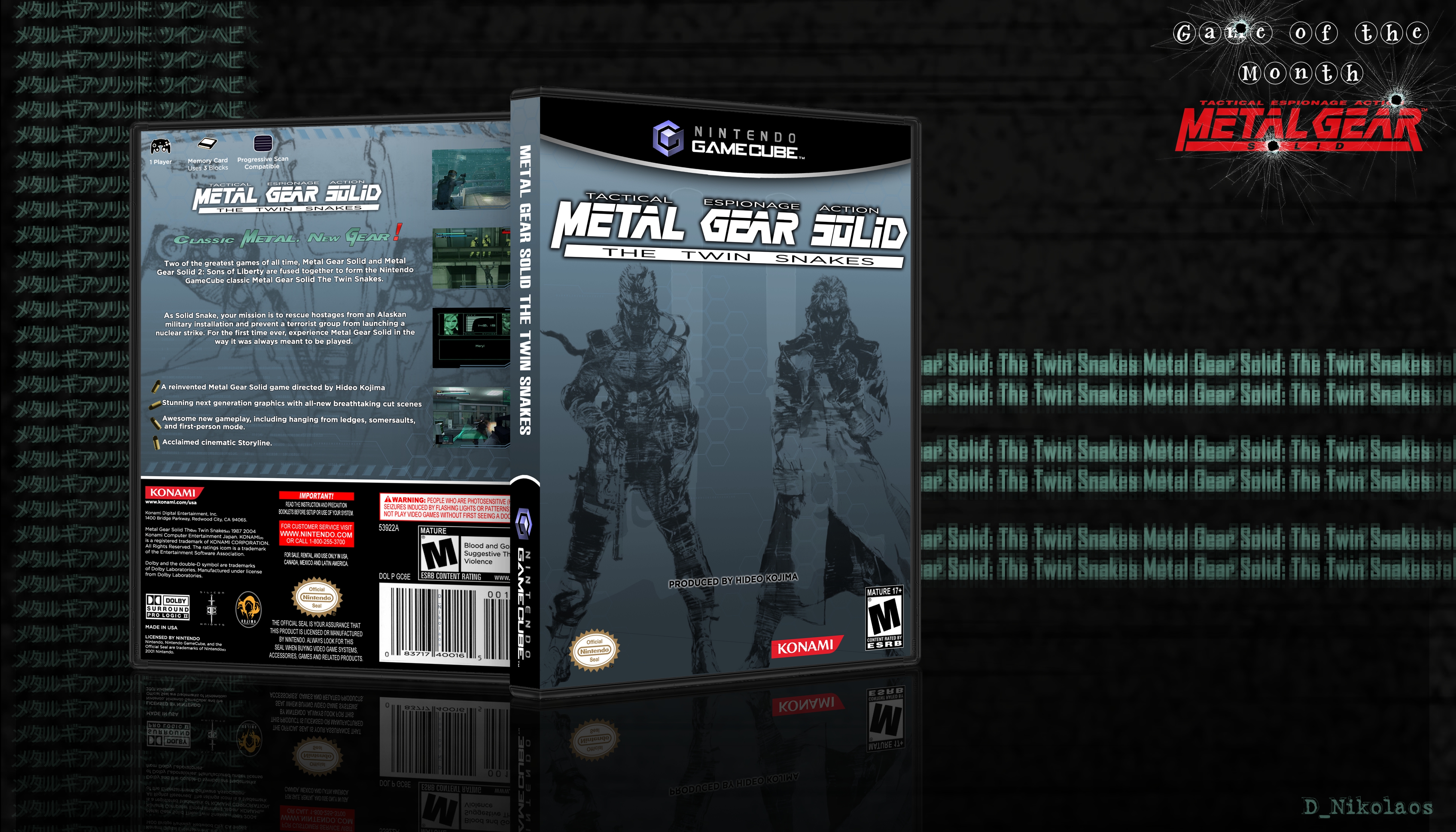 Metal Gear Solid The Twin Snakes box cover