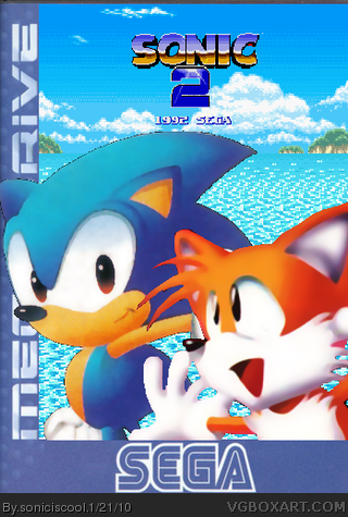 Sonic The Hedgehog 2 BETA box cover