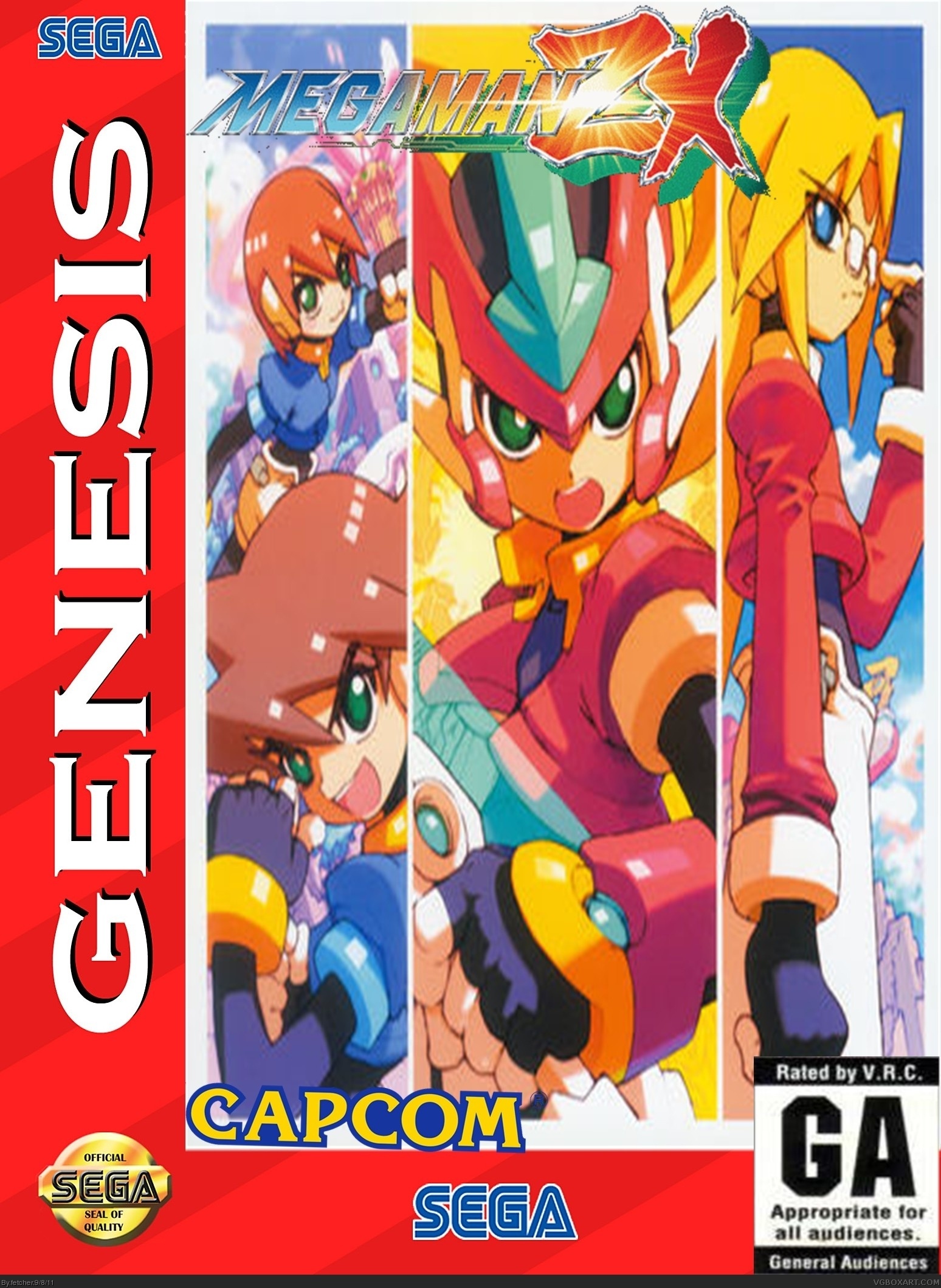 Mega Man ZX box cover
