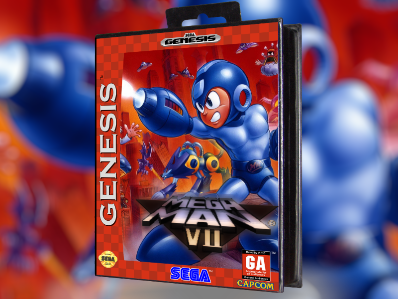 Mega Man 7 box cover