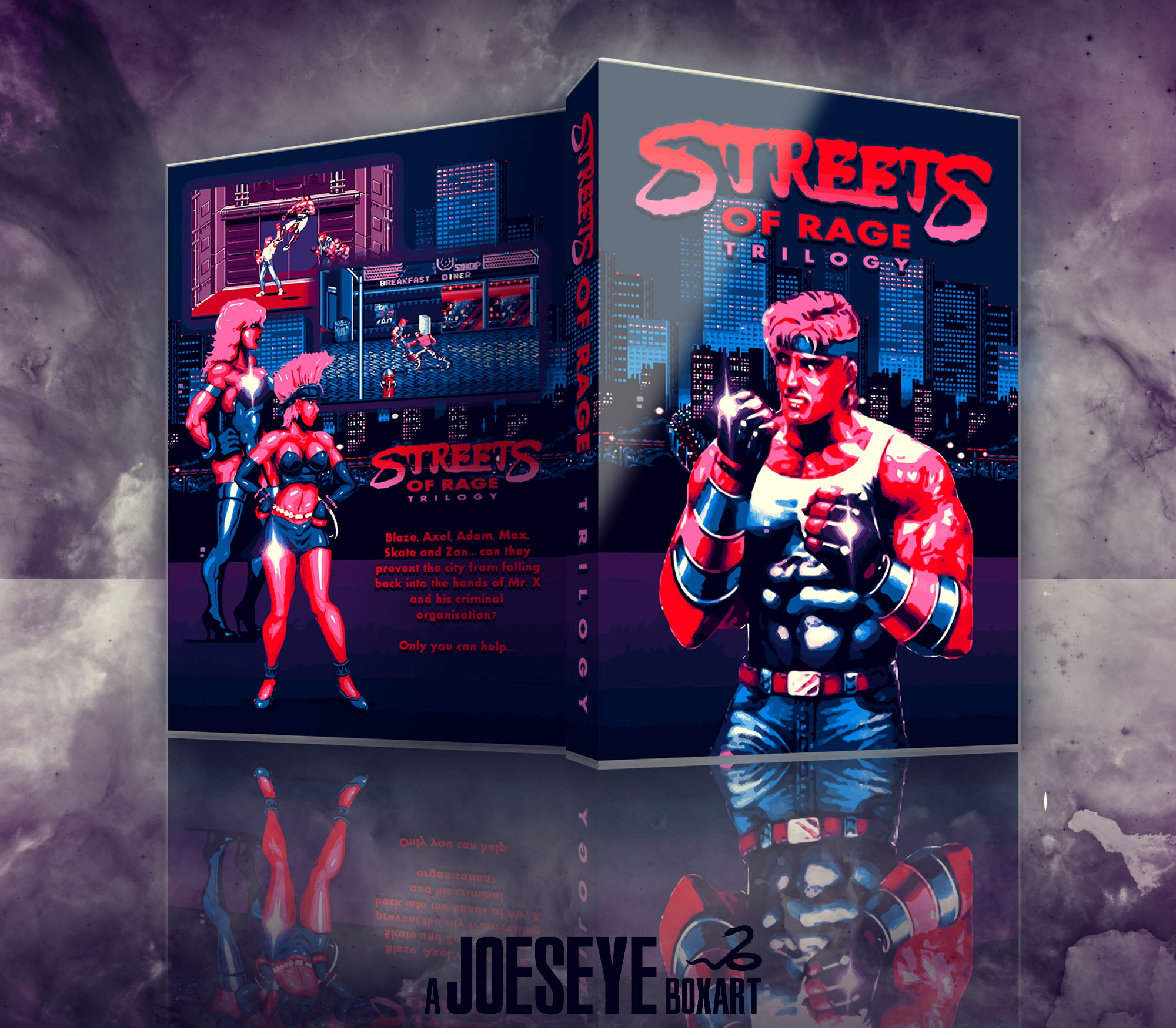 Streets of Rage Trilogy box cover