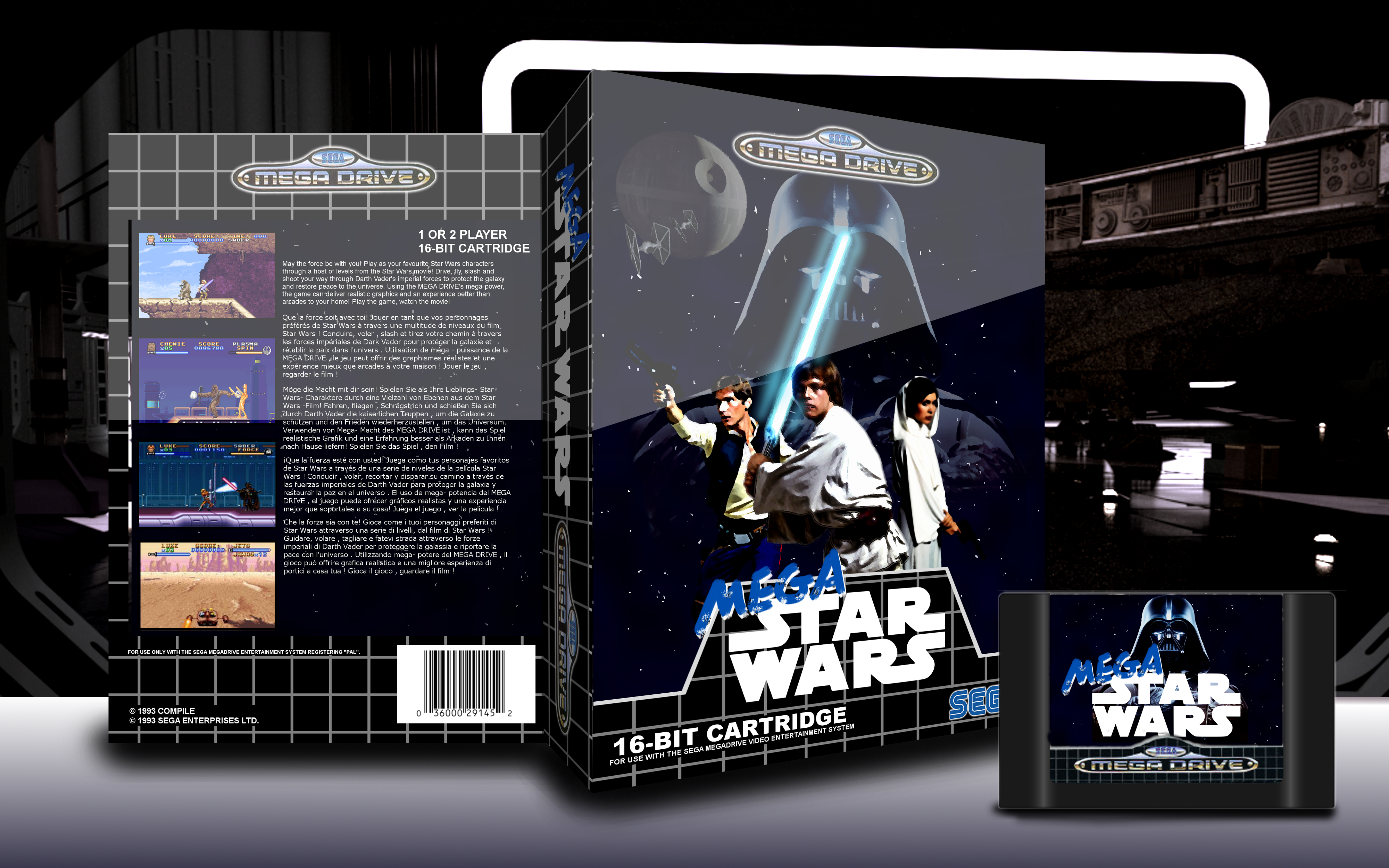 Mega Star Wars box cover