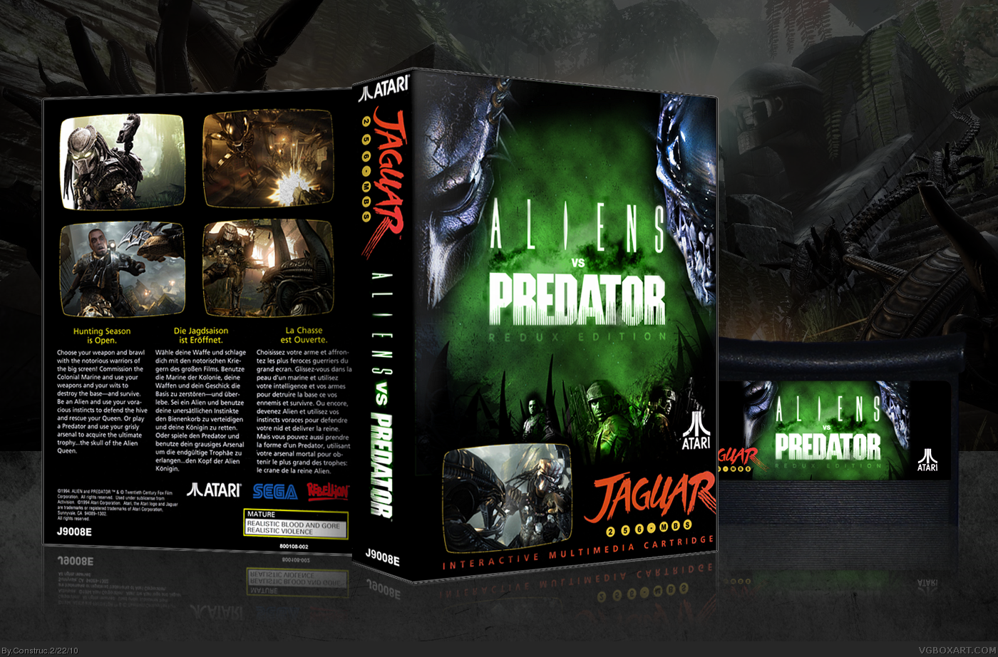 Aliens Vs. Predator box cover