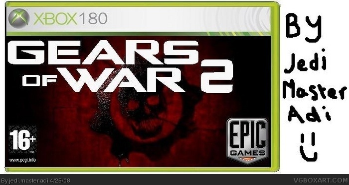 Gears of War 2 (Xbox 180) box art cover