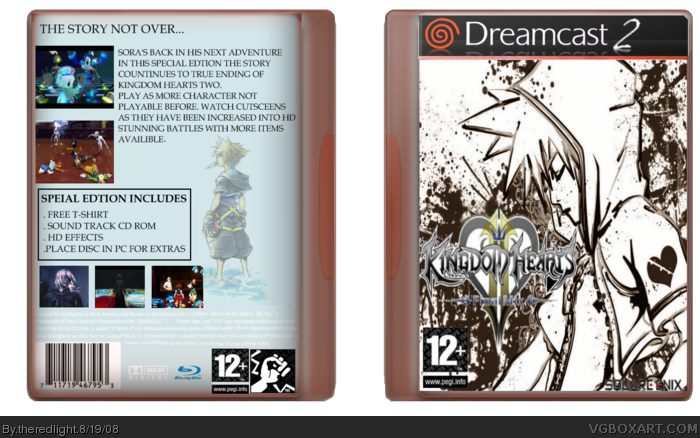 Kingdom Hearts 2: Special Edition box art cover