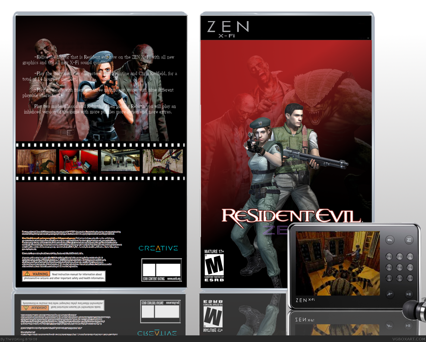 Resident Evil ZEN box cover