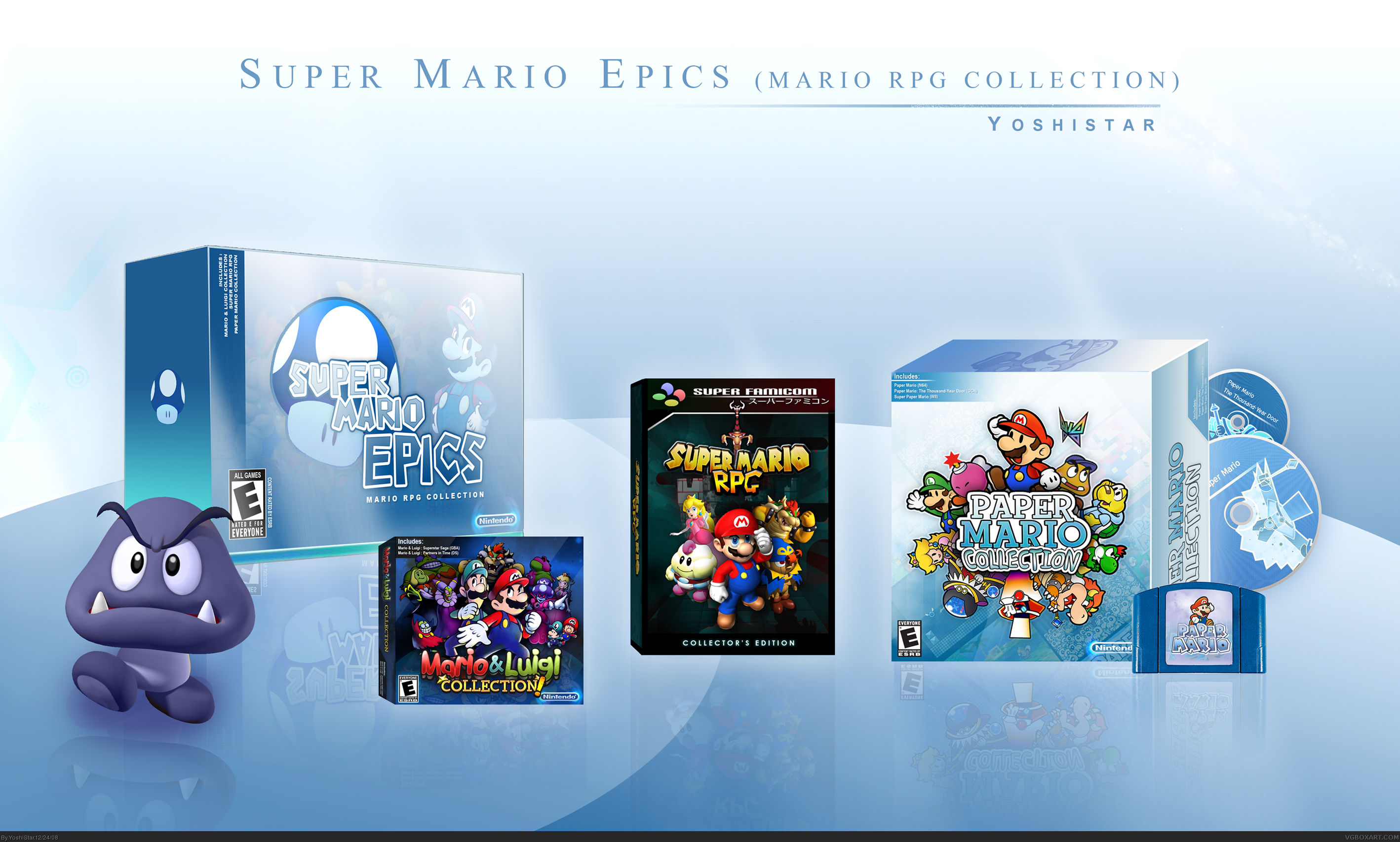 Super Mario Epics box cover