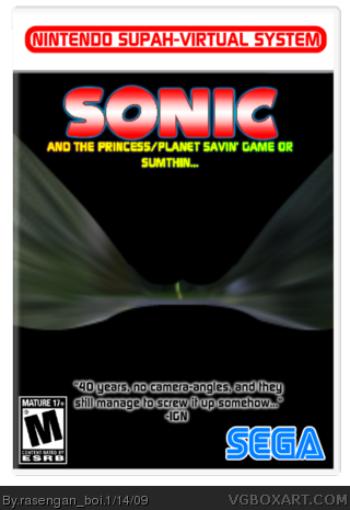Sonic and the Princess/Planet savn game or sumthin box cover