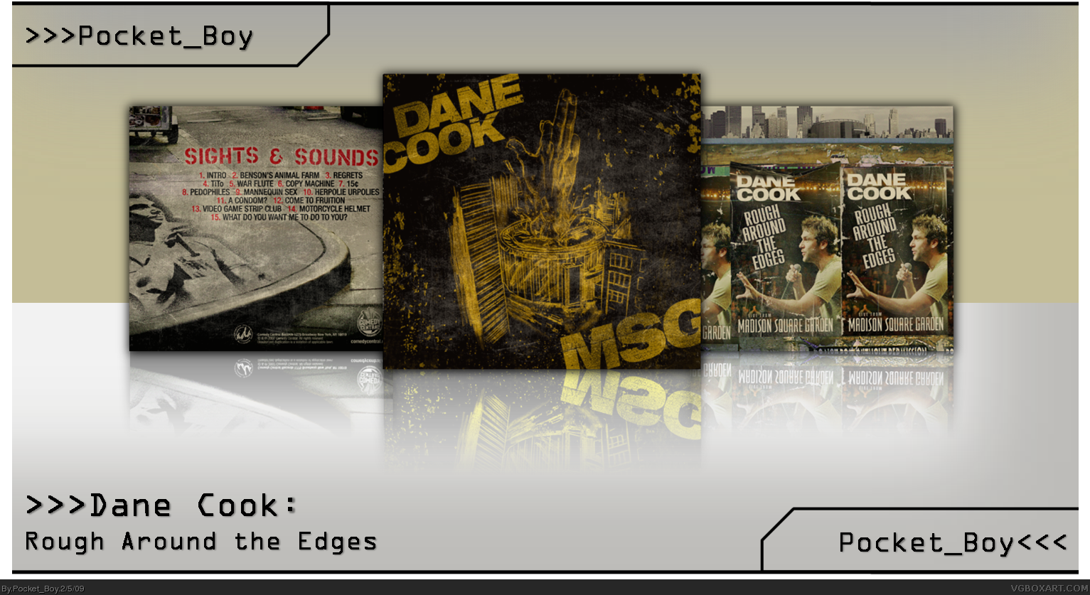 Dane Cook: Rough Around the Edges box cover