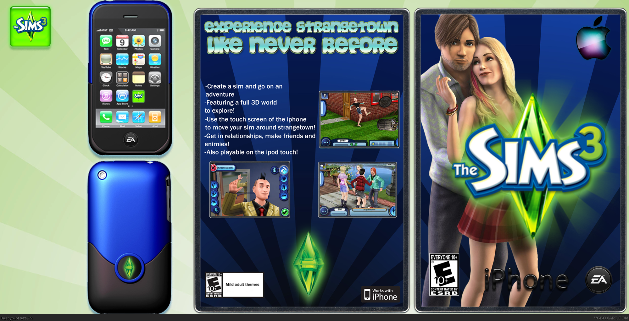 The Sims 3: iPhone Bundle box cover