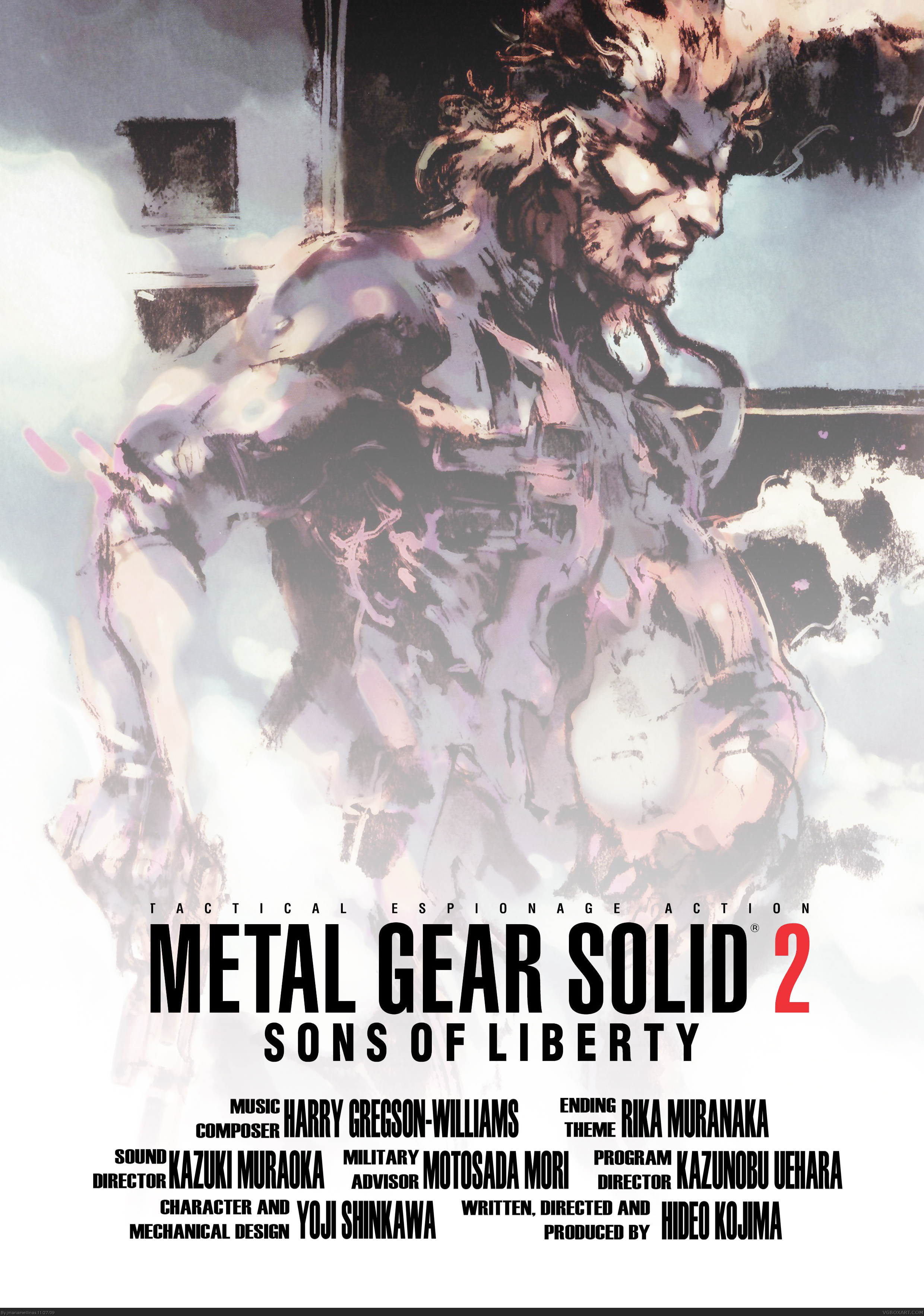 Metal Gear Solid 2: Sons of Liberty Poster Replica box cover