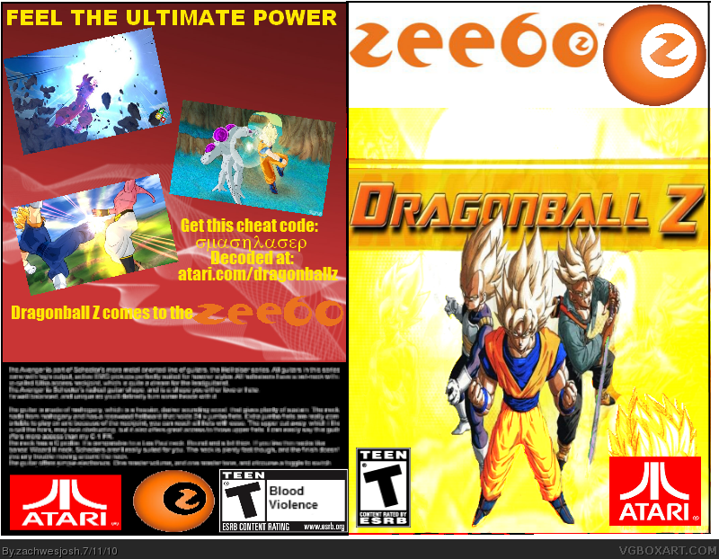 DragonBall Z (Zeebo) box cover