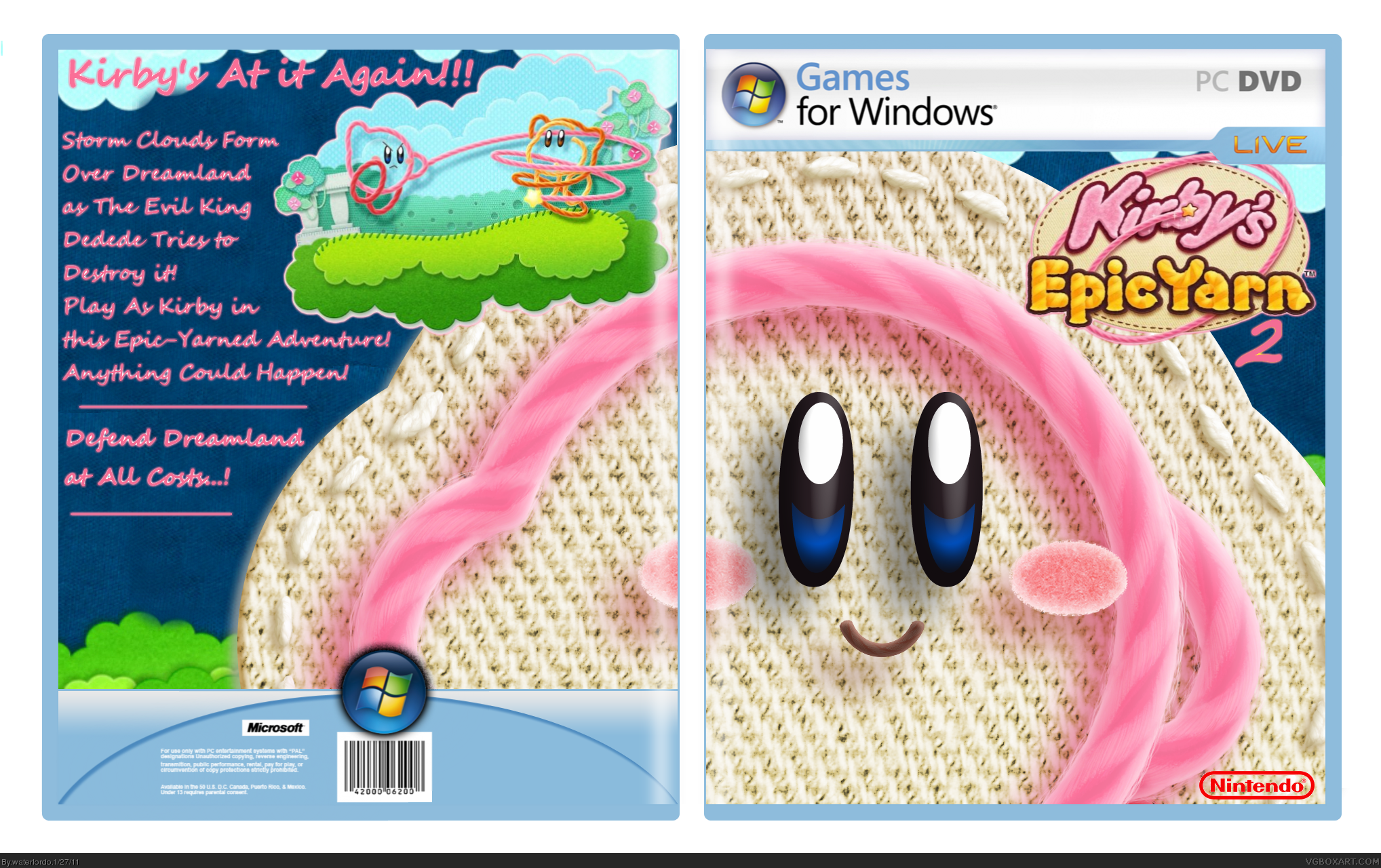 Kirby's Epic Yarn 2 box cover