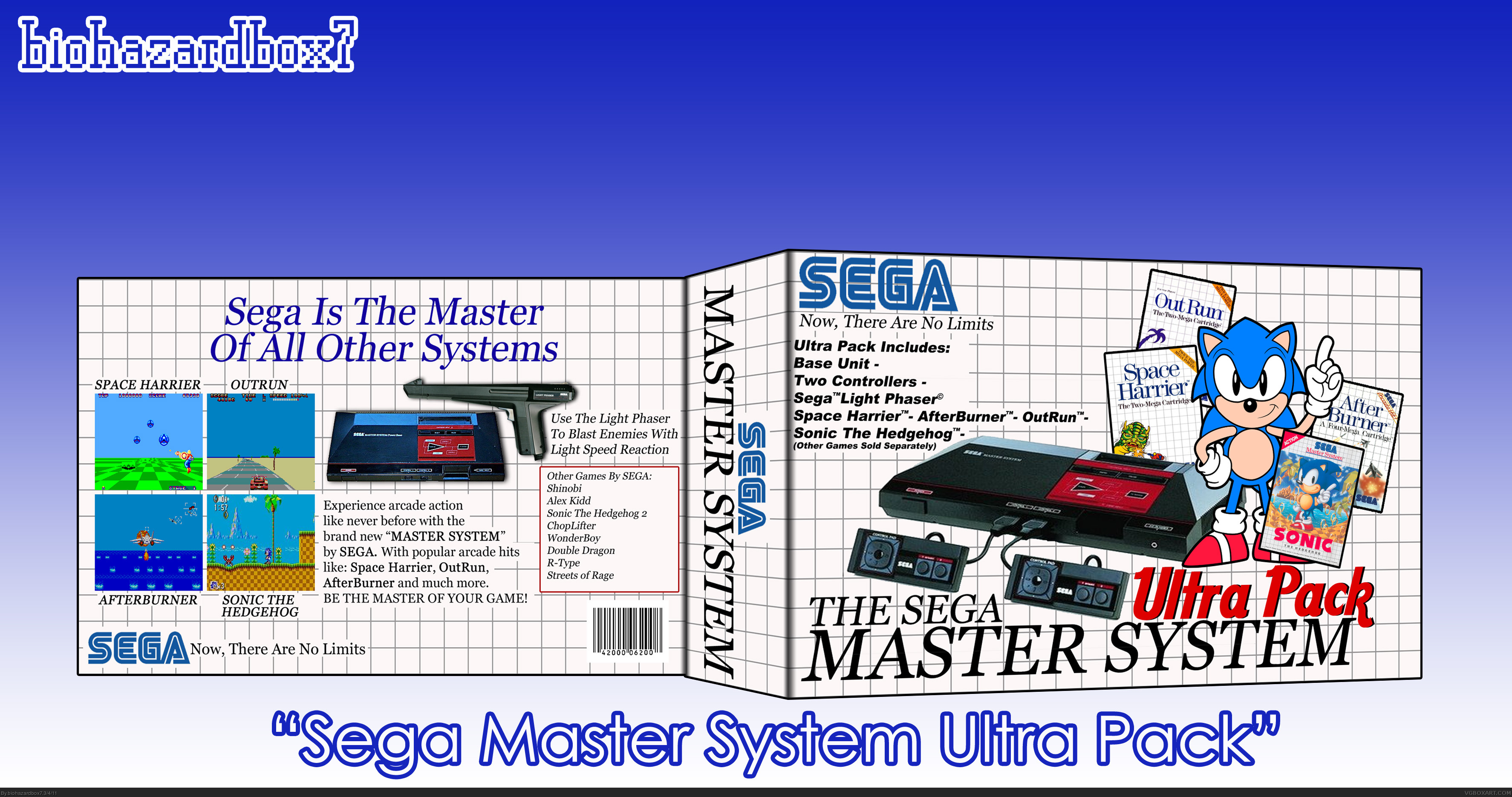 Sega Master System Ultra Pack box cover