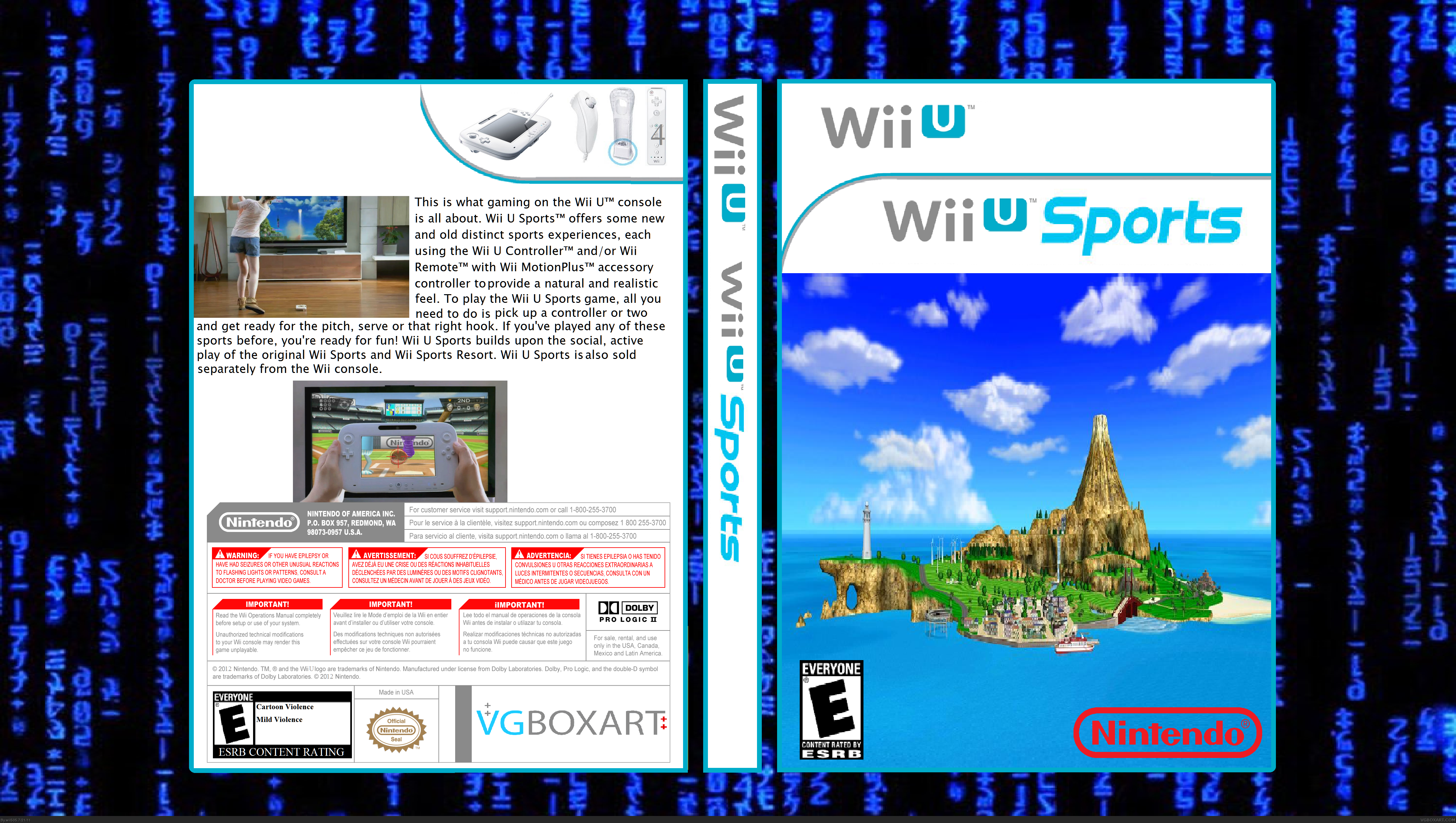 Wii U Sports box cover