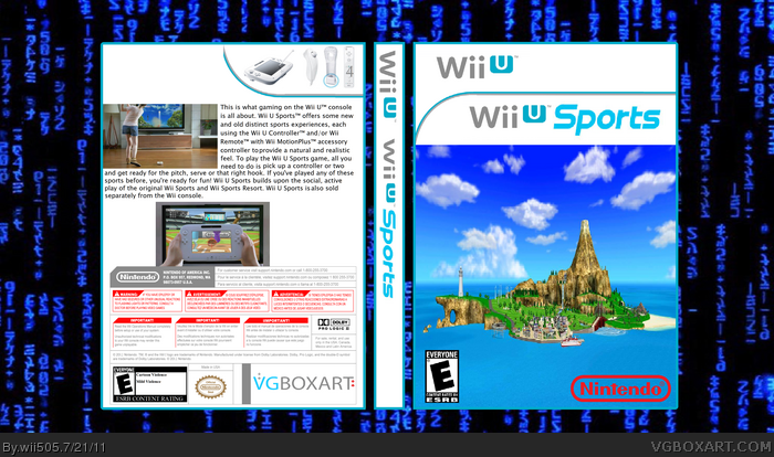 Wii U Sports box art cover