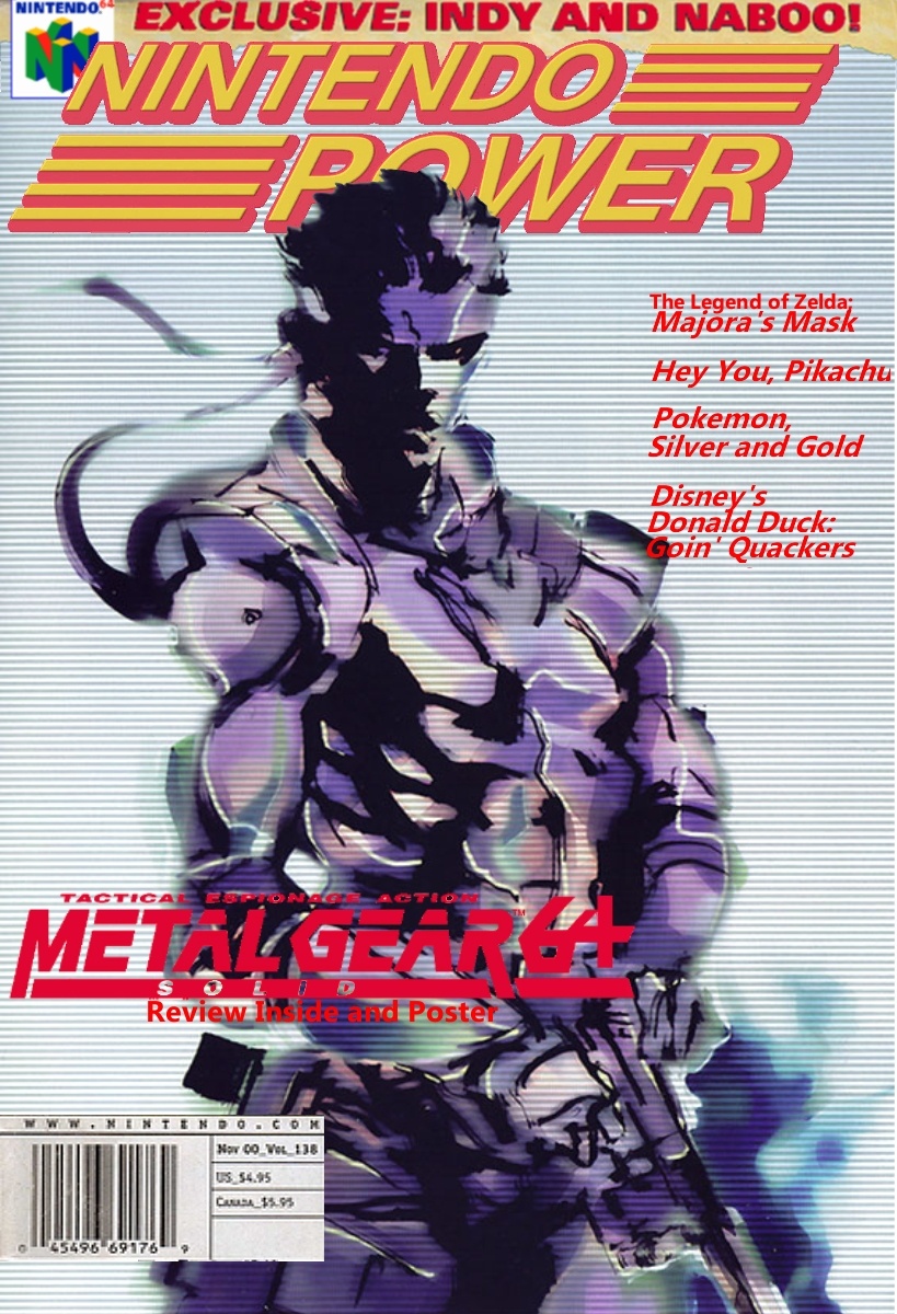 Nintendo Power: Metal Gear Solid 64, Cover box cover