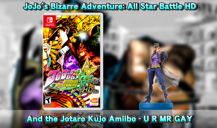 JoJo's Bizarre Adventure: All Star Battle HD box art cover