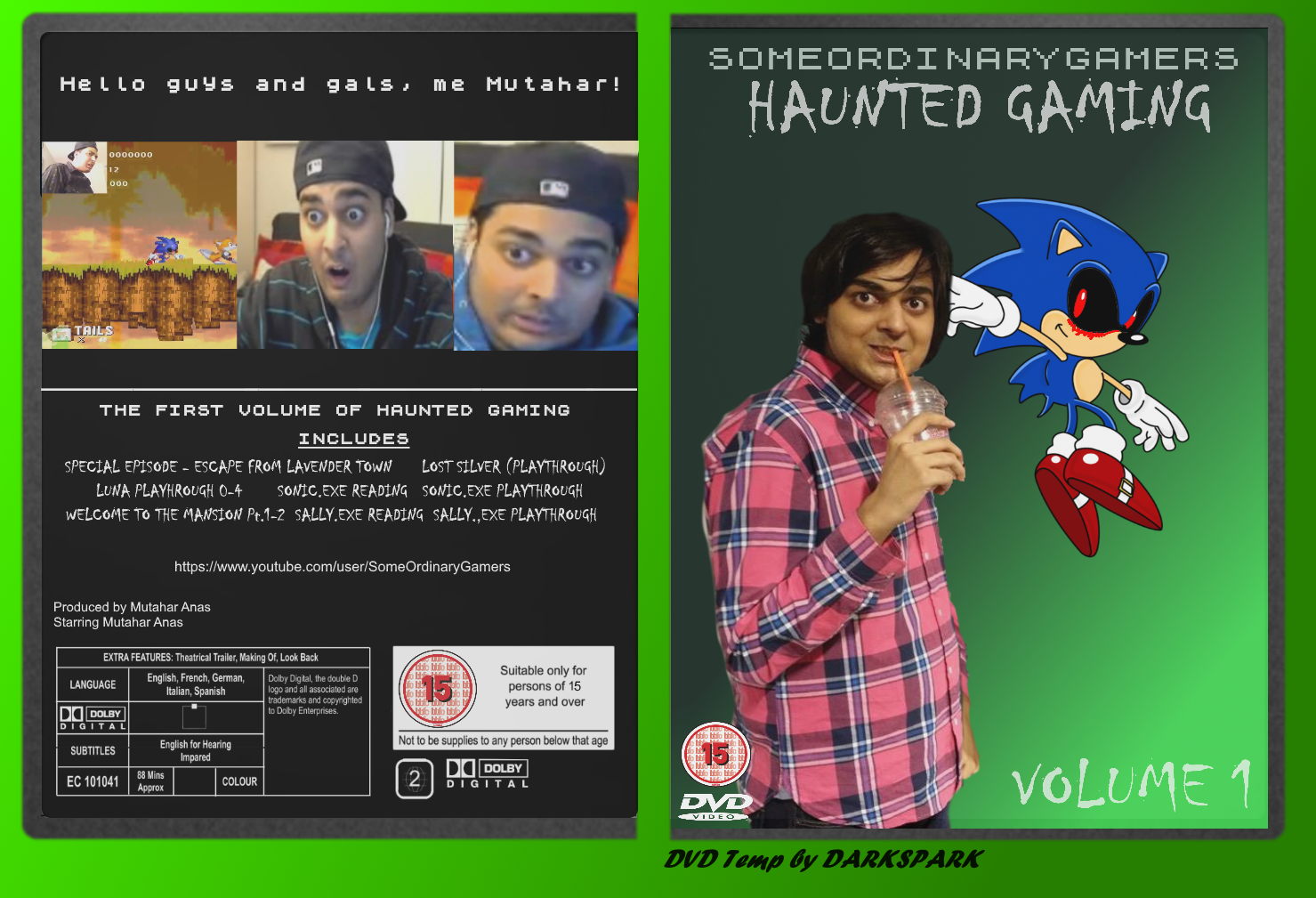 SomeOrdinaryGamers : Haunted Gaming Volume 1 box cover