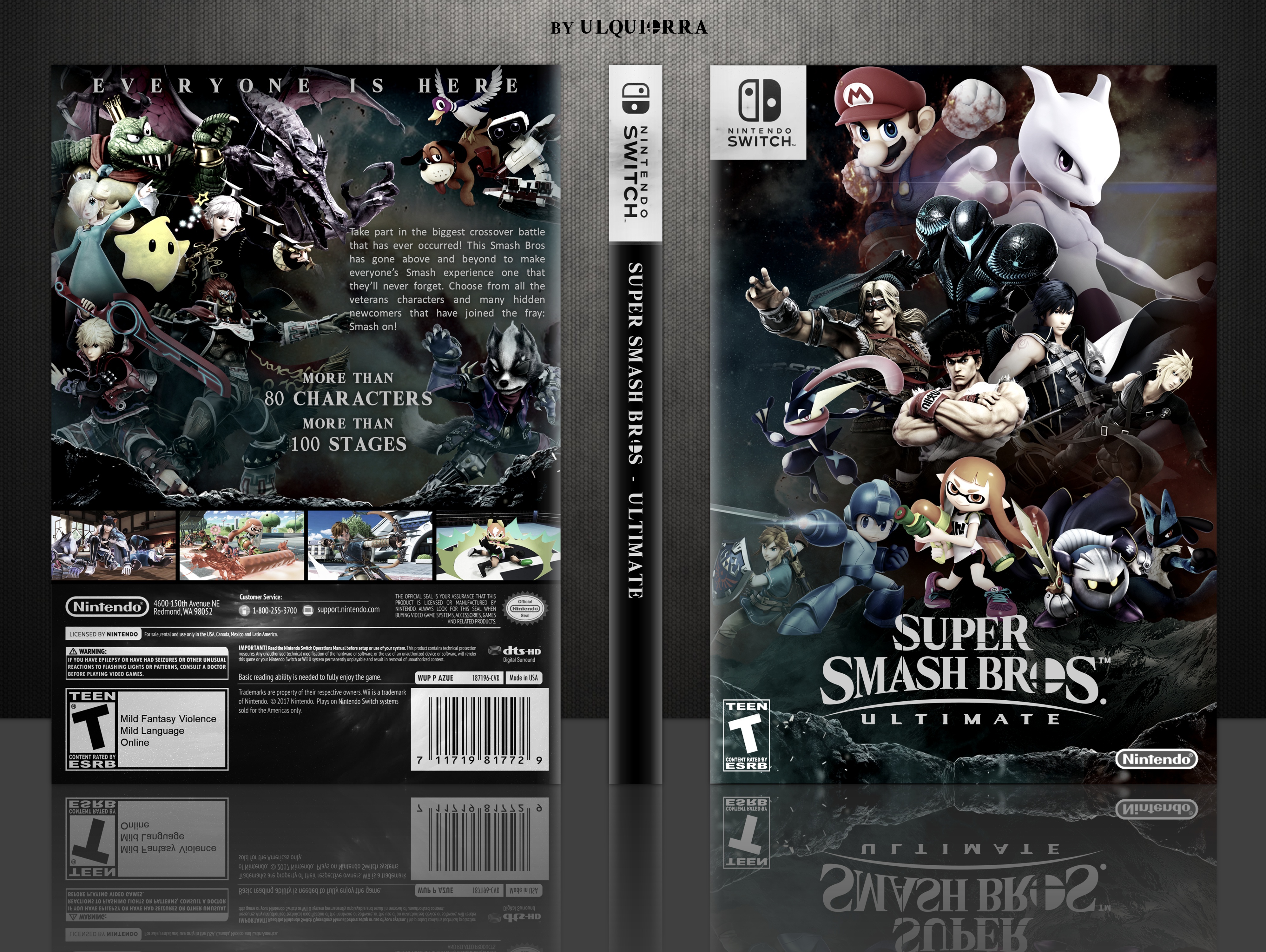 Super Smash Bros Ultimate box cover