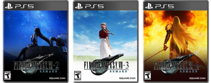 Final Fantasy VII Remake box art cover